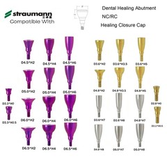 5Pcs US Dental Healing Abutment Closure Screw Fit Straumann ITI NC RC B0ne Level