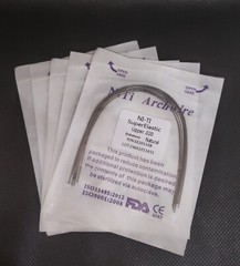 Dental Orthodontic Super Elastic Niti Round/Rectangular Arcos Arch Wires Natural