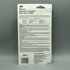 3M 5200 Marine Sealant Fast Cure White 3 oz Tube Fiberglass Adhesive Boat New