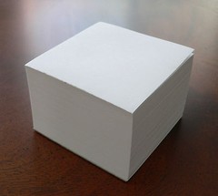 Note Paper Refill Cube – Loose Sheets – “For your Paper Holder” 3 1/2″ x 3 1/2″