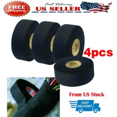 4Rolls 82ft Car Wiring Loom Tape Adhesive Cloth Fabric Harness Insulation Tape