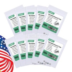 100X AZDENT Dental Orthodontic Buccal Tubes 2nd Molar Bondable Non-Conv Roth.022