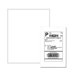 Address Shipping Labels 8.5×5.5 Self-Adhesive Blank for Laser & Inkjet Any Size