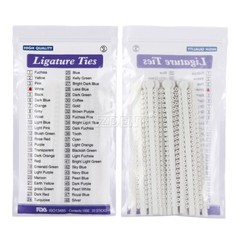 AZDENT Dental Ortho Ligature Ties Elastic Rubber Bands 1000Pcs/Bag 23 Colours