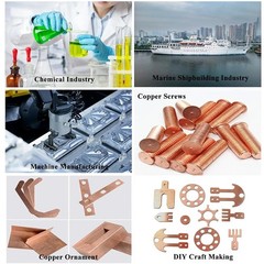 2PCS 99.995% Pure Copper Zinc Rods 3/8″10mm Dia 4″102mm Length Solid Bar Bare…