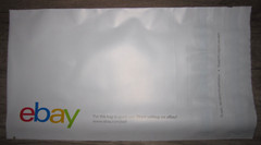 Box of 100 pcs Ebay branded poly mailer 6×9 flat shipping envelopes, # PJ1 6″x9″