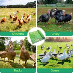 Portable Electric Poultry Netting Fence 47.5″H x 168′ L Livestock Nets Mesh