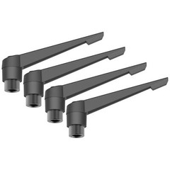4PCS Adjustable Clamping Lever Handles M6 Female Thread Knobs Rotating Screw …