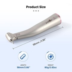 Dental Mini Head 1:5 Increasing Electric LED Contra Angle Handpiece 4 Spray