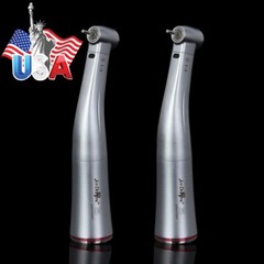 Dental 1:5 Increasing Contra Angle Fiber Optic Handpiece w/E-type Electric Motor