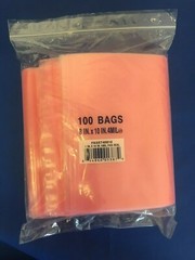 Pink 4 Mil Anti-Static Zip-lock 4-Mil Reclosable Seal Top Plastic Poly Bags 4Mil