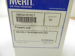 Merit Quick Change Disc, 2″, 40G, Black, 25,000 RPM Qty 50 08834167821