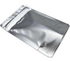 Mylar Bags (BEST) | 5×8” Heavy Duty Silver Stand Up Resealable Pouch (100 Count)