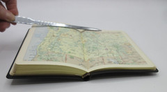 United States Travel Journal 6″ Soft Leather Cover Graphic Image Crocodile BLACK