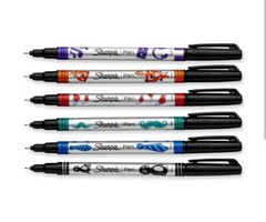 100ct Wholesale Bulk Sharpie PEN Lot: Random Ink Colors Fine Tip: # 197654