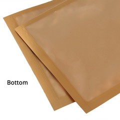 Clear Front Colorful Custom Zip Pouch with Round Hang Hole Multi-Use Foil Bag