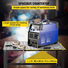 VEVOR Welding Table 36″x24″ 800LBS Welding Table with Multiple Fixture Holes