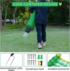 Portable Electric Poultry Netting Fence 47.5″H x 168′ L Livestock Nets Mesh