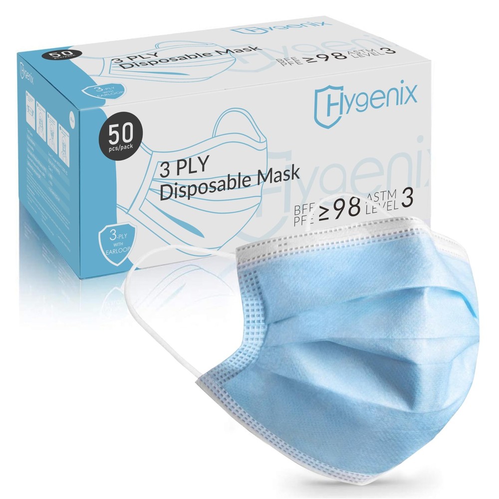 FDA Cleared ASTM Level 3 Procedure Face Masks, Made in USA, ≥98% Filtration, …