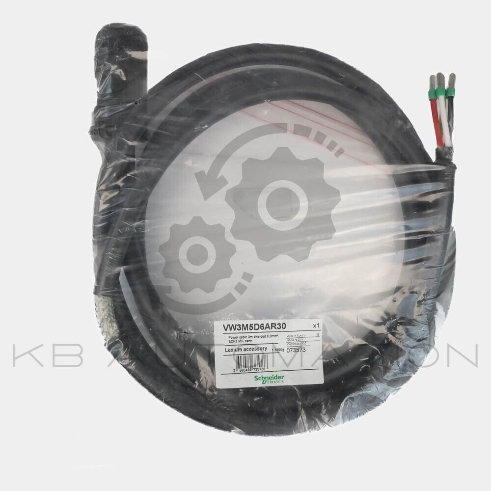 VW3M5D6AR30 Schneider Lexium power cable 3m shielded 4x 6mm², BCH2 MIL…