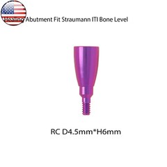 US Healing Cap Abutment RC NC Analog Cover Screw Titanium Fits Straumann ITI BLT