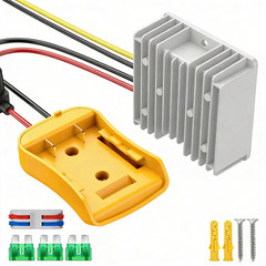 20V to 12V 20A Step Down Converter Adapter Compatible with Dewalt 20V Regulator