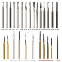 1-10 Packs Dental Carbide Burs For High Speed Handpiece FG 1 2 3 4 330 7901 7408