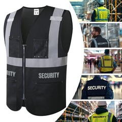 JKSafety Security Vest for Security Guard Hi Vis Safety Vest for Men Women Hi…