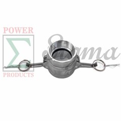 Sigma 2″ IN Aluminum Type D Camlock Groove Hose Fitting Female Coupler x NPT