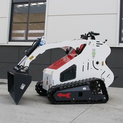 Compact stand-up tracked mini skid steer loader Runtong R420 Engine US in Stock