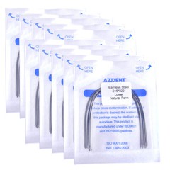 AZDENT Dental Orthodontic Arch Wires Stainless Steel Natural Form Rectangular