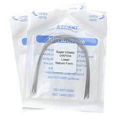 AZDENT Dental Orthodontic Super Elastic Niti Nature Form Rectangular Arch Wires