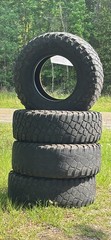 Off The Road OTR Heavy Equipment Tires Set of 4 Deep Tread for Heavy Machinery