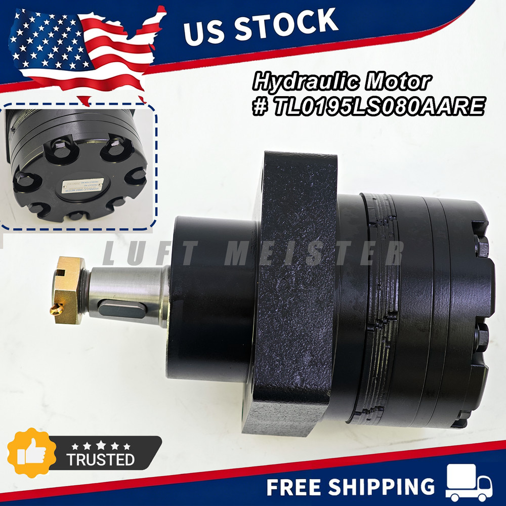 New TL0195LS080AARE Hydraulic Motor for Ditch Witch C14 C16 C12X C16X C24X