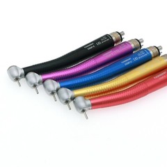 US COXO Dental High Speed Handpiece Air Turbine Anti-retraction 4 Hole Colorful