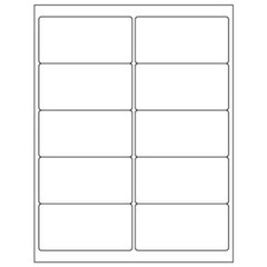 4 x 2 Laser/Ink Address Shipping Self-Adhesive Labels 10 Per Sheet 4″ x 2″ USA
