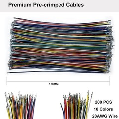 JST MX 1.25MM Connector Kit,2/3/4/5/6/7/8/9/10 Pin Male and Female Micro Wire Co