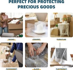 3/16 Small Bubble Cushioning Wrap Padding Roll Perforated Every 12″ Multi Length