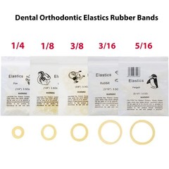 US Dental Ortho Elastics Latex Braces Orthodontic Rubber Bands 3.5,5.0,6.5 OZ