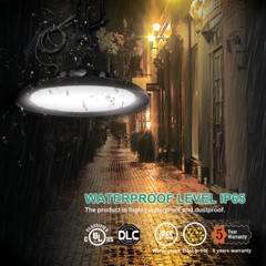150W LED UFO High Bay Light Warehouse Commercial Industrial 5000K AC 100-277V