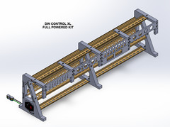 XL PLC Trainer DIN Rail Stand: Allen-Bradley/Siemens/Omron/Mitsubishi/Schneider