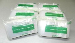 1000 Zippit Bag 3″x4″ 4 Mil Reloc Zip Slide Lock Recloseable Thick Clear 4mil