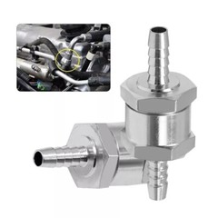 4 Pcs 8mm 5/16″ Fuel Non-Return One Way Check Valve Petrol Diesel Oil Aluminum