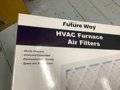 NEW FUTURE WAY 16x20x1 Air Filter 6-Pack with Reusable Frame HVAC FURNANCE