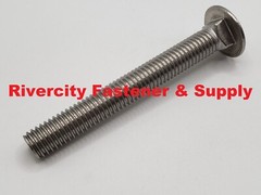 1/2-13×3 Stainless Carriage Bolts 1/2×13 x 3″ Screws 1/2-13 x 3