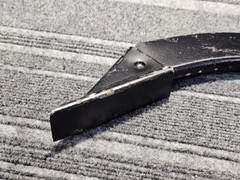 (QTY 2) Box Blade 20-inch Ripper Shank 4 Hole Box Scraper Shank, Black