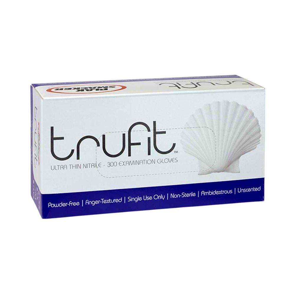 TruFit Violet Nitrile Gloves, Powder-Free, X-Small, 300/Pk