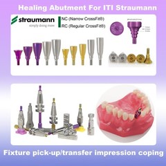 US Straumann Healing Abutment Cap/Closure Cover Screw NC & RC Platform Titanium