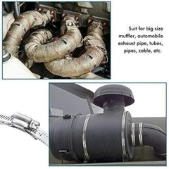 Adjustable Large Hose Clamps Worm Gear Stainless Steel Clamp Fasteners USA Sell