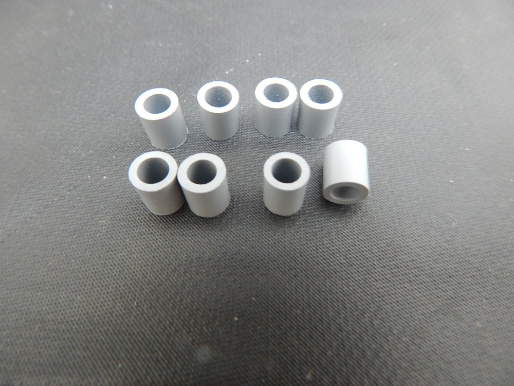 RICHCO SS8-2 Spacer Round 4.4mm-ID 6.4mm-OD 6.5mm LG Chlorinated Polyvinyl QTY-8